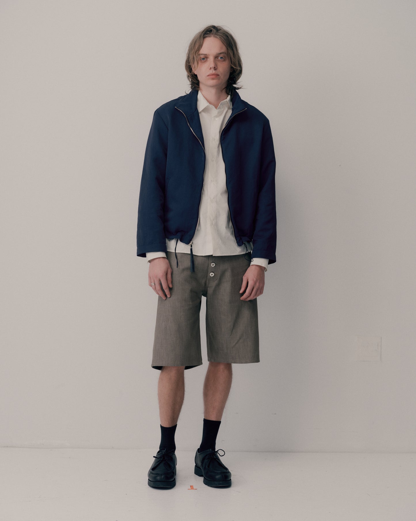 CORE DENIM SHORTS - BEIGE