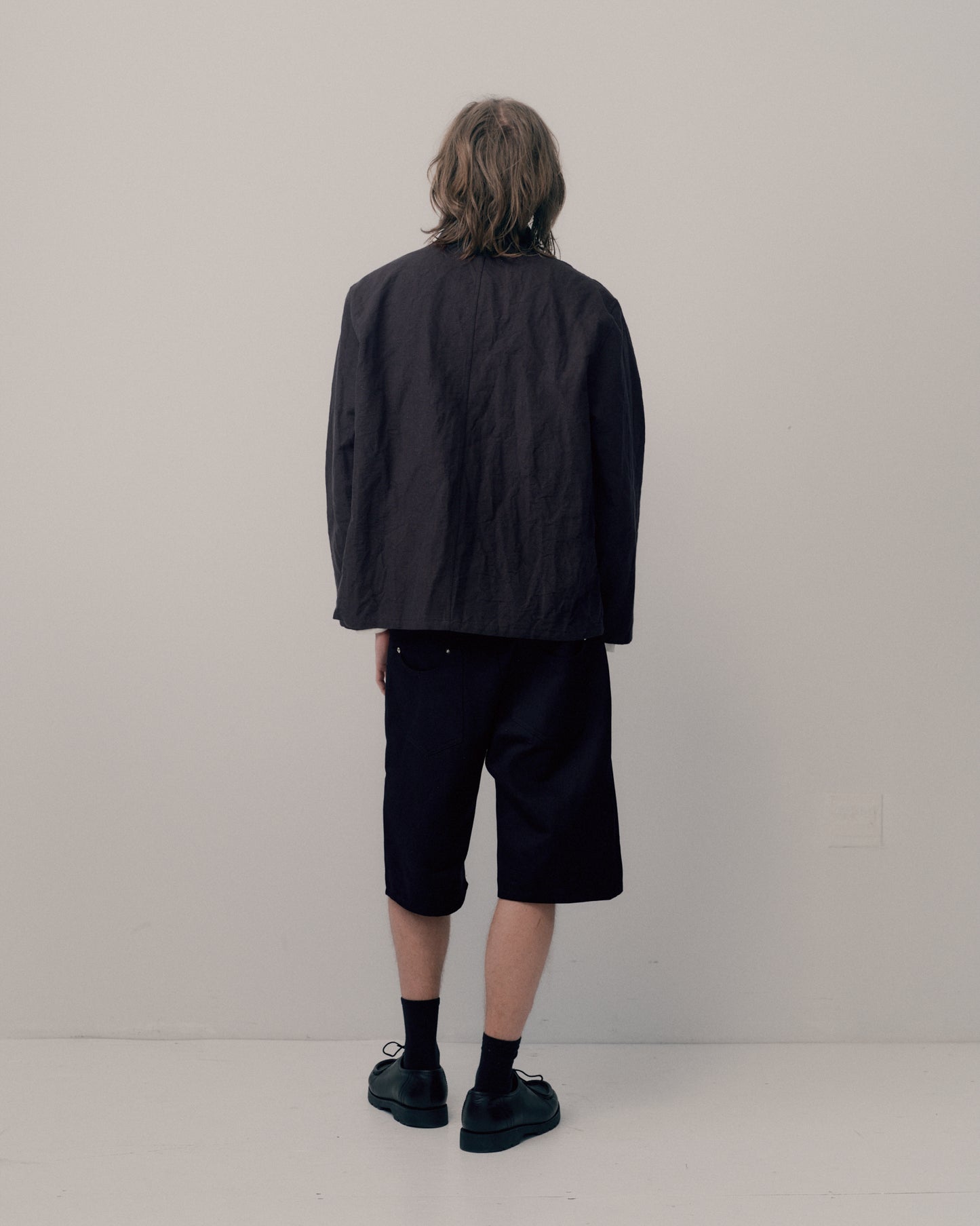 CORE DENIM SHORTS - BLACK
