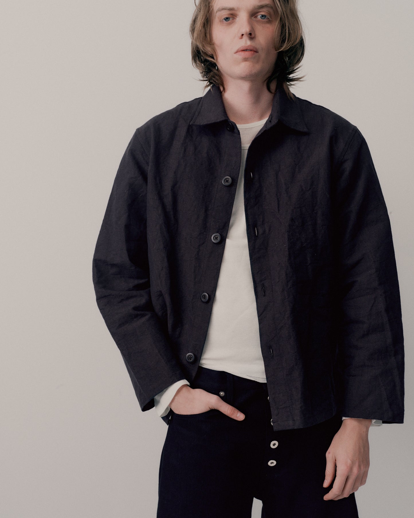 THE SEBRELL SHIRT - CHARCOAL