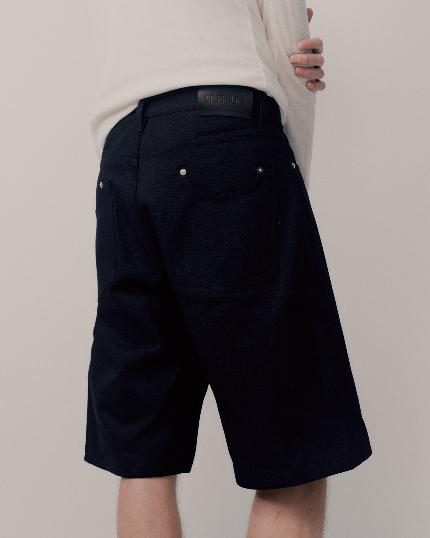 CORE DENIM SHORTS - BLACK
