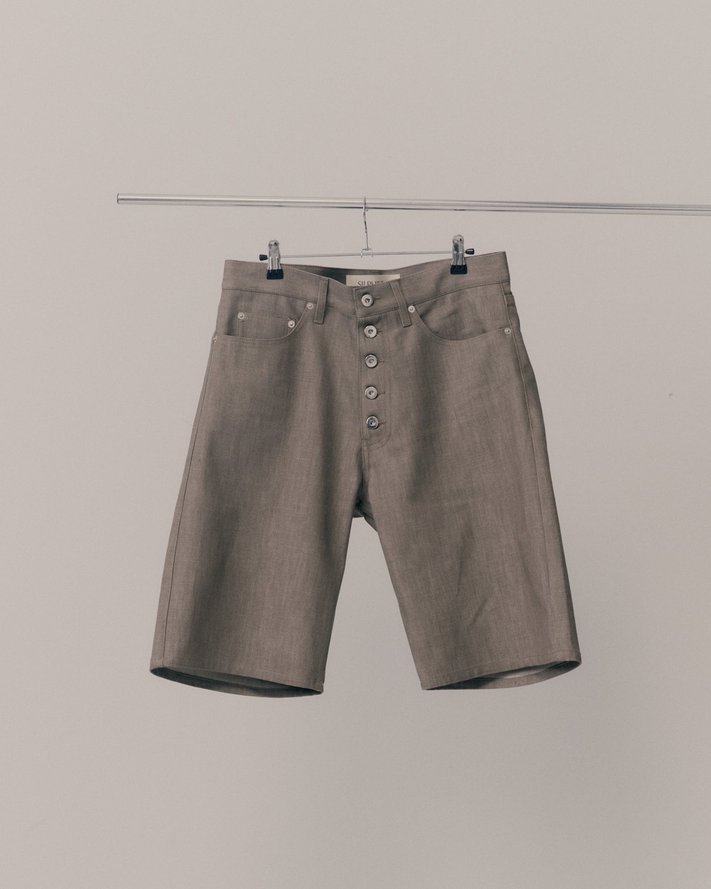 CORE DENIM SHORTS - BEIGE
