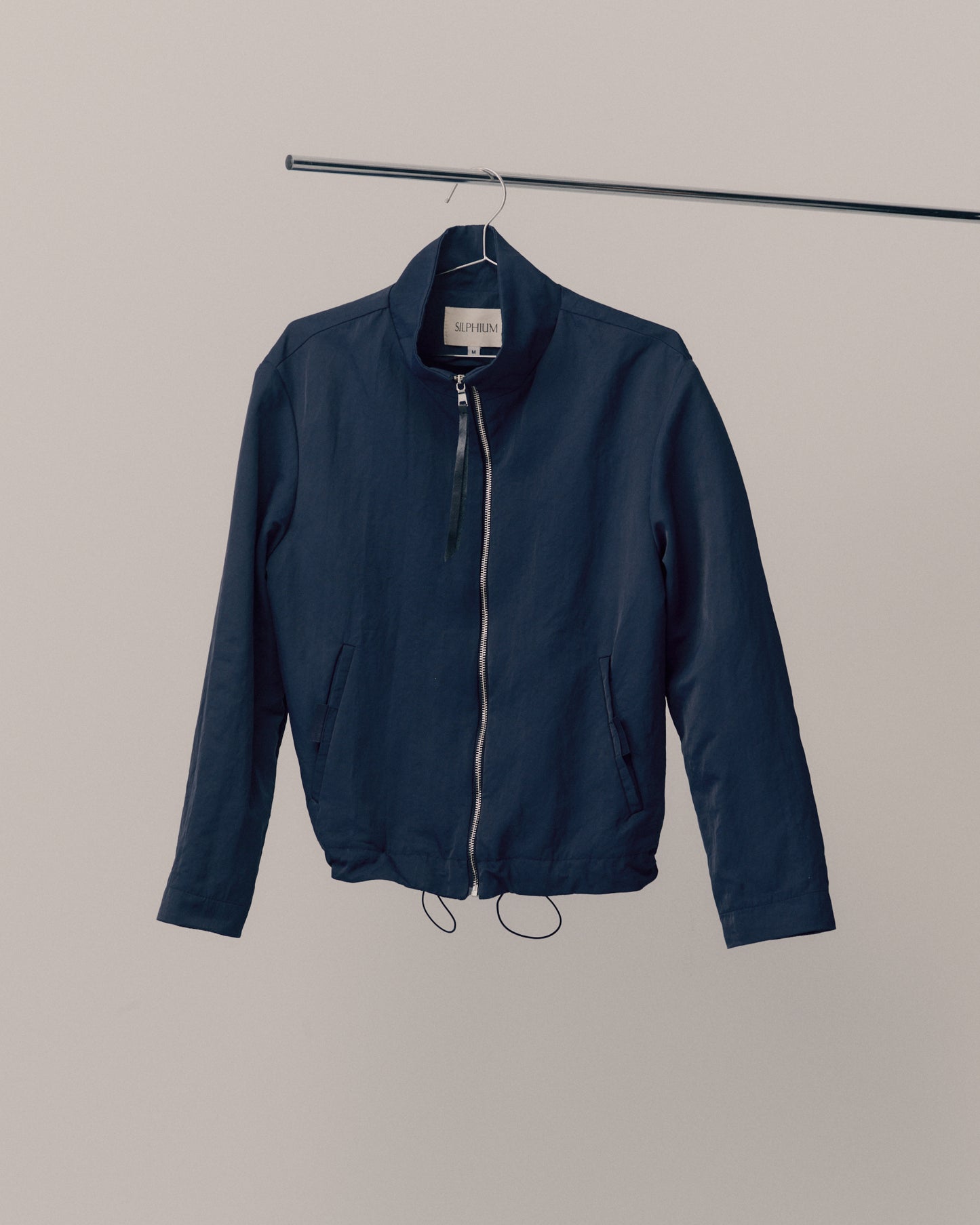 THE ZIP UP JACKET - NAVY