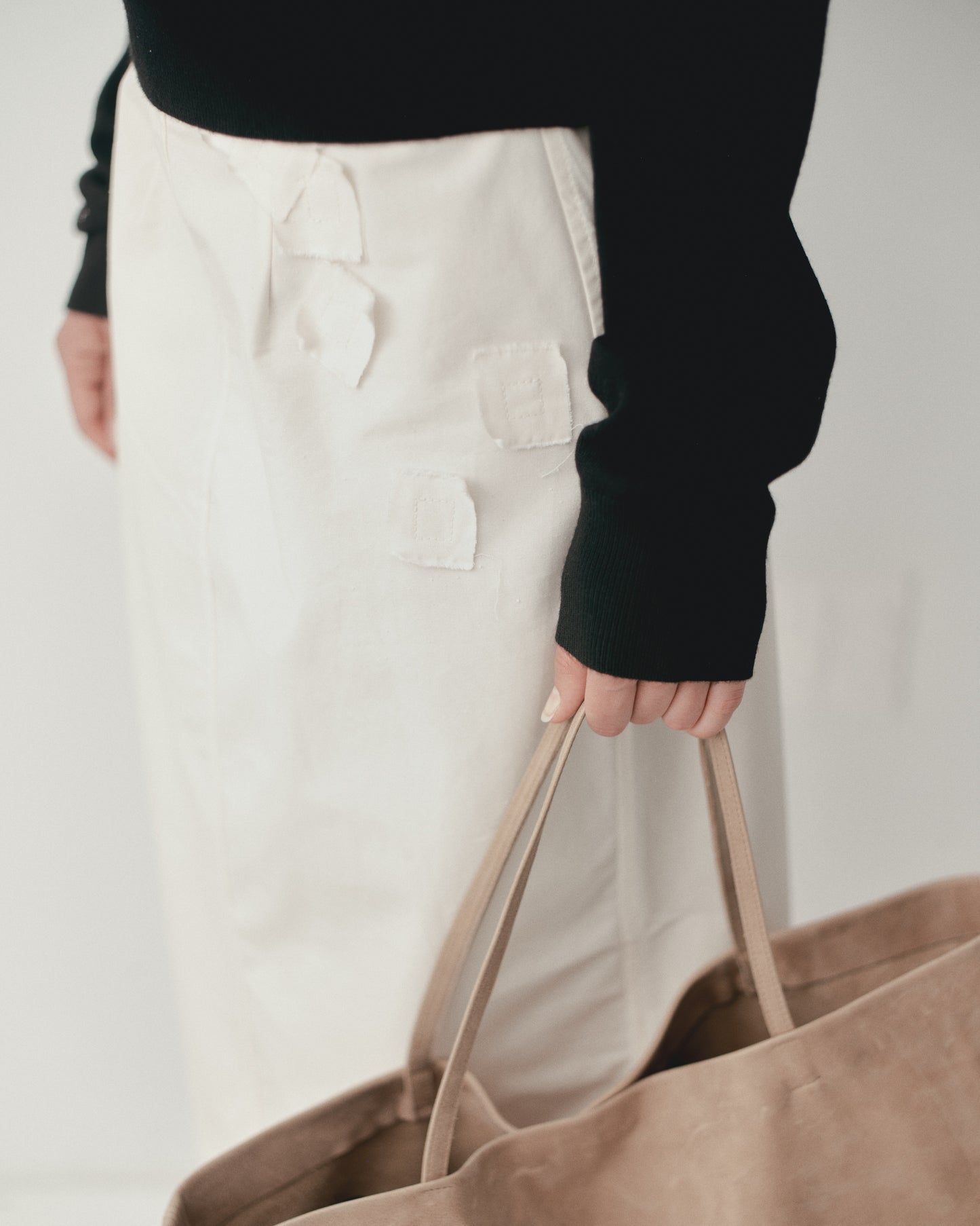 SLIP SKIRT - WHITE