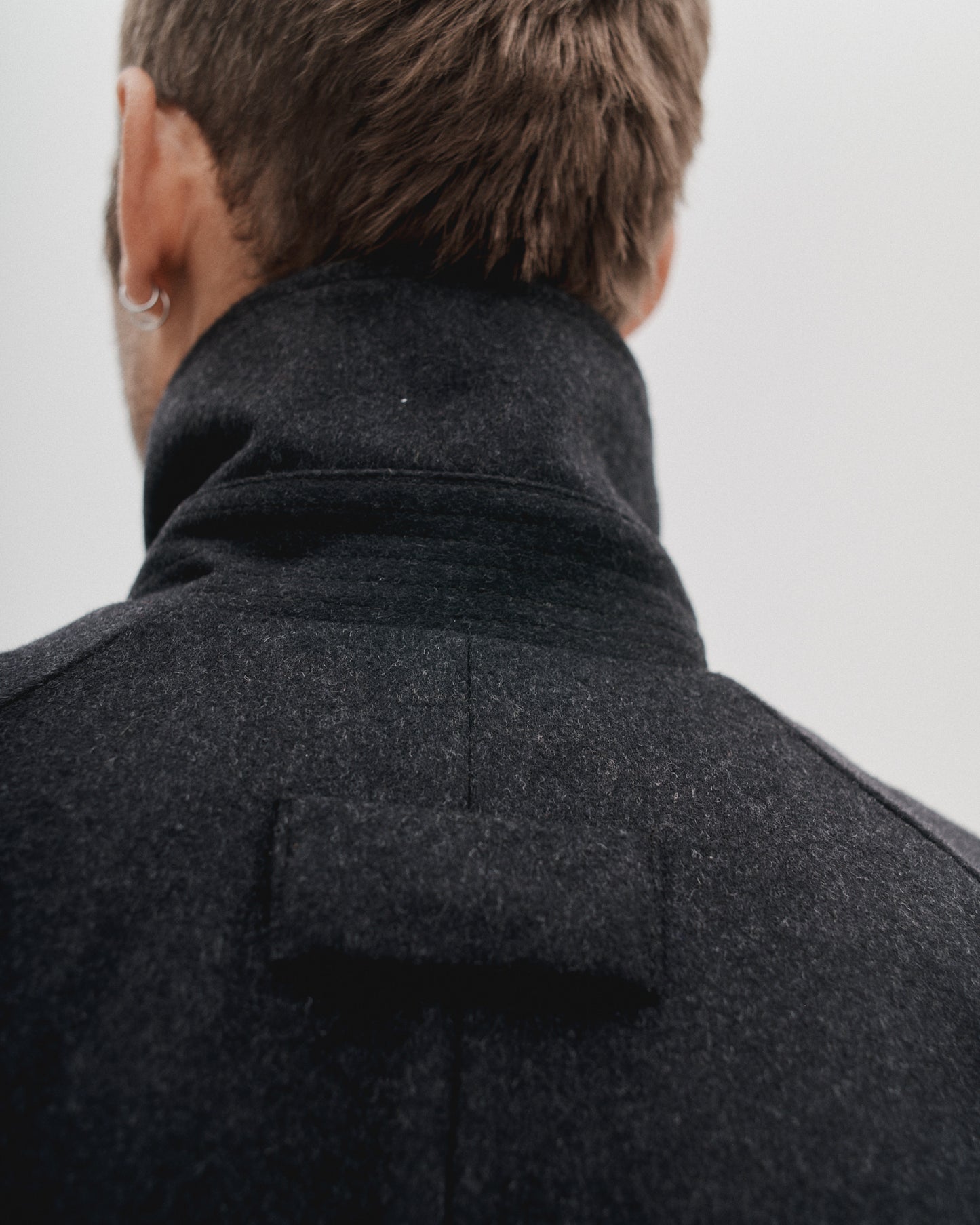 THE CAR COAT - CHARCOAL