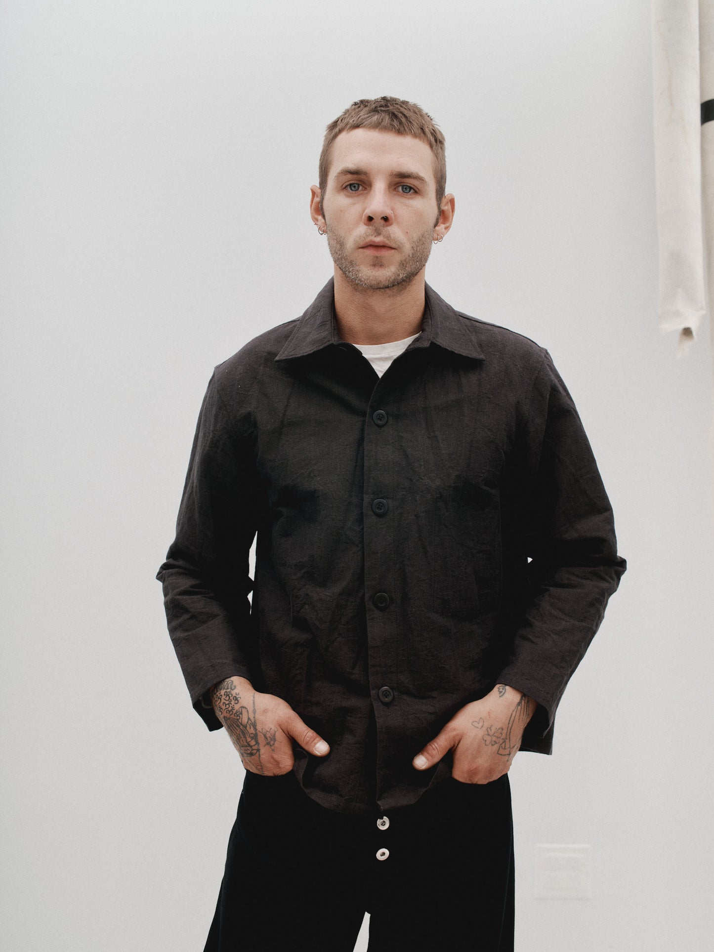 THE SEBRELL SHIRT - CHARCOAL