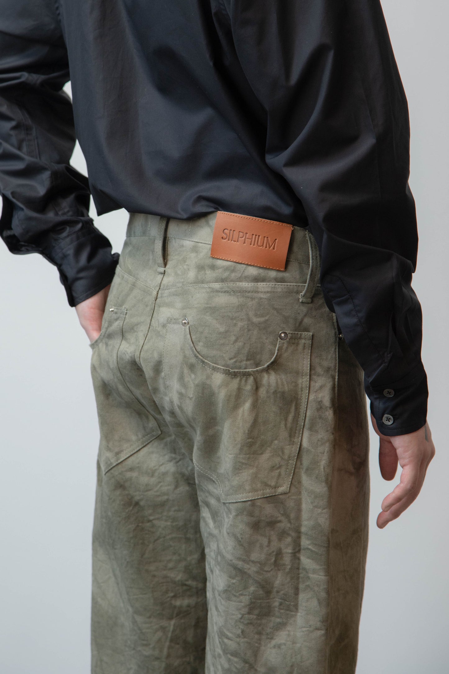DYED CAMO DENIM