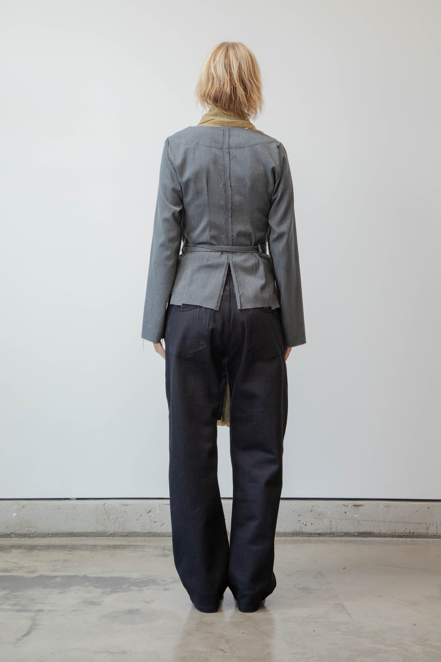 RAW EDGE BLAZER - WOOL