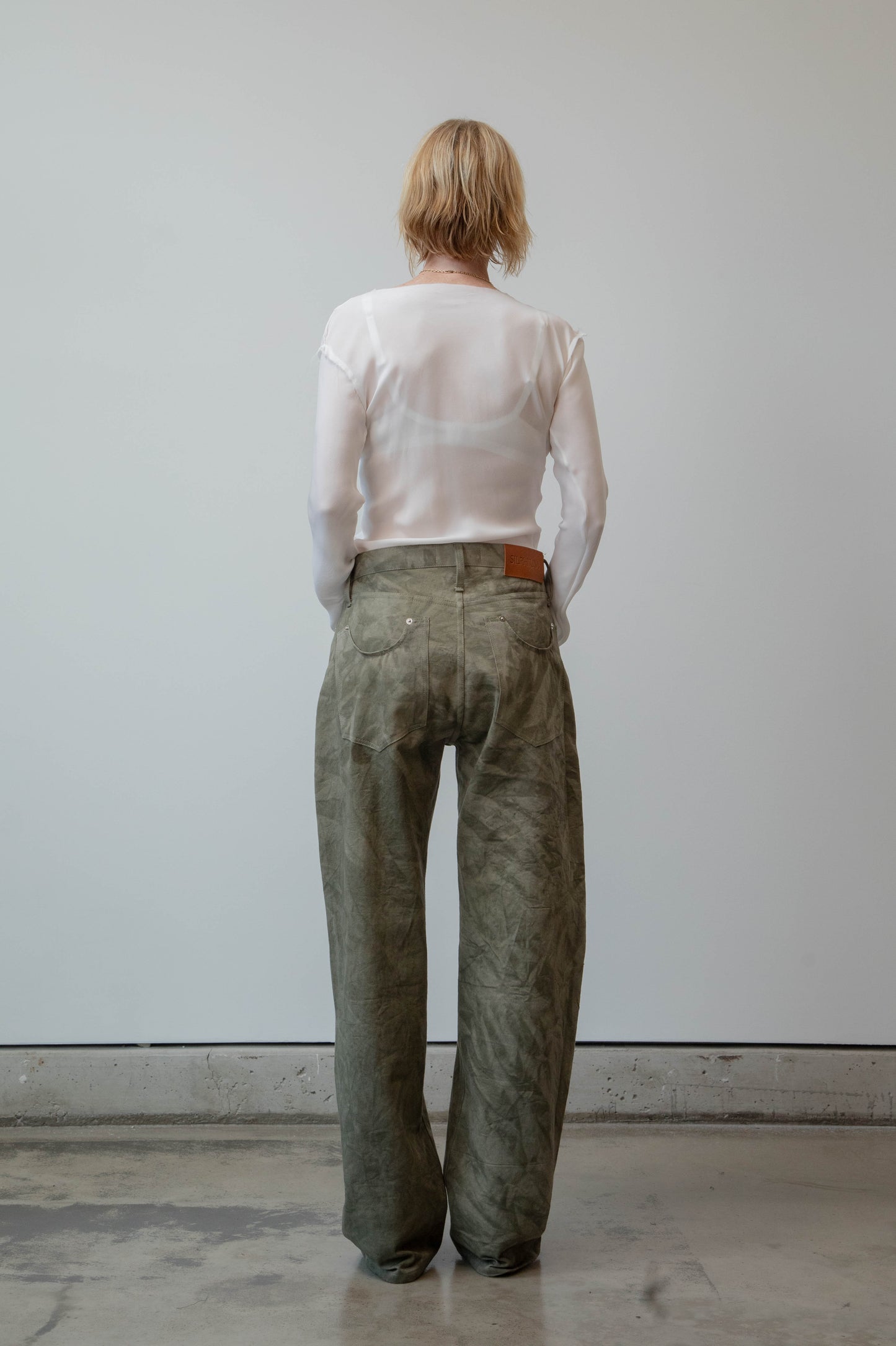 DYED CAMO DENIM