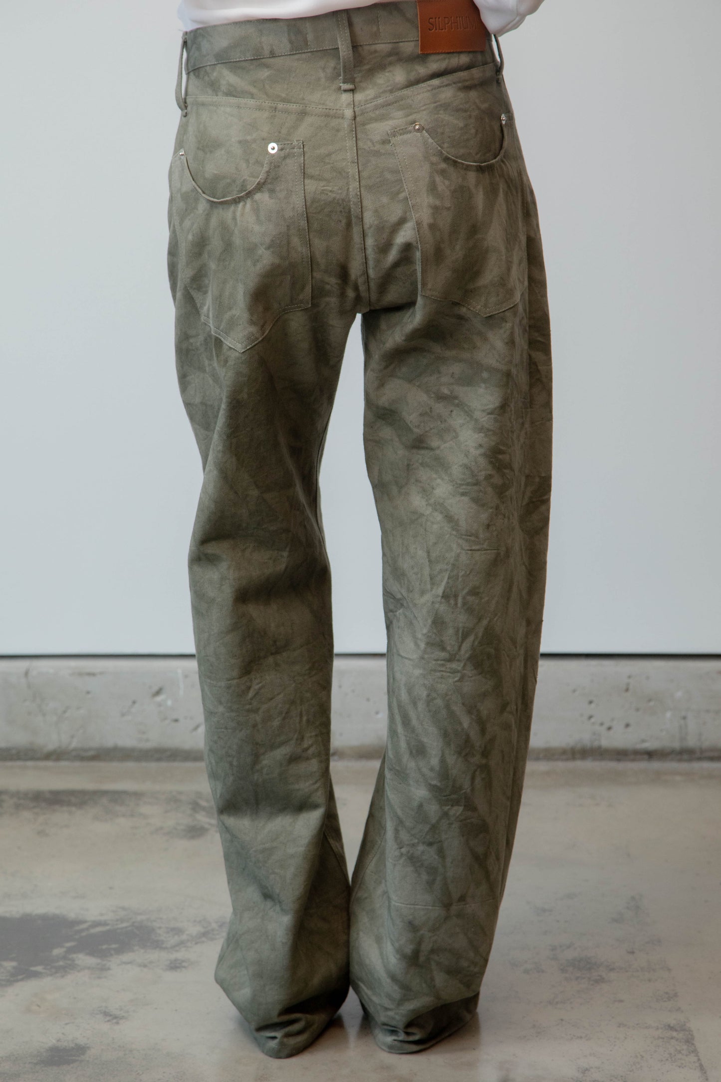 DYED CAMO DENIM