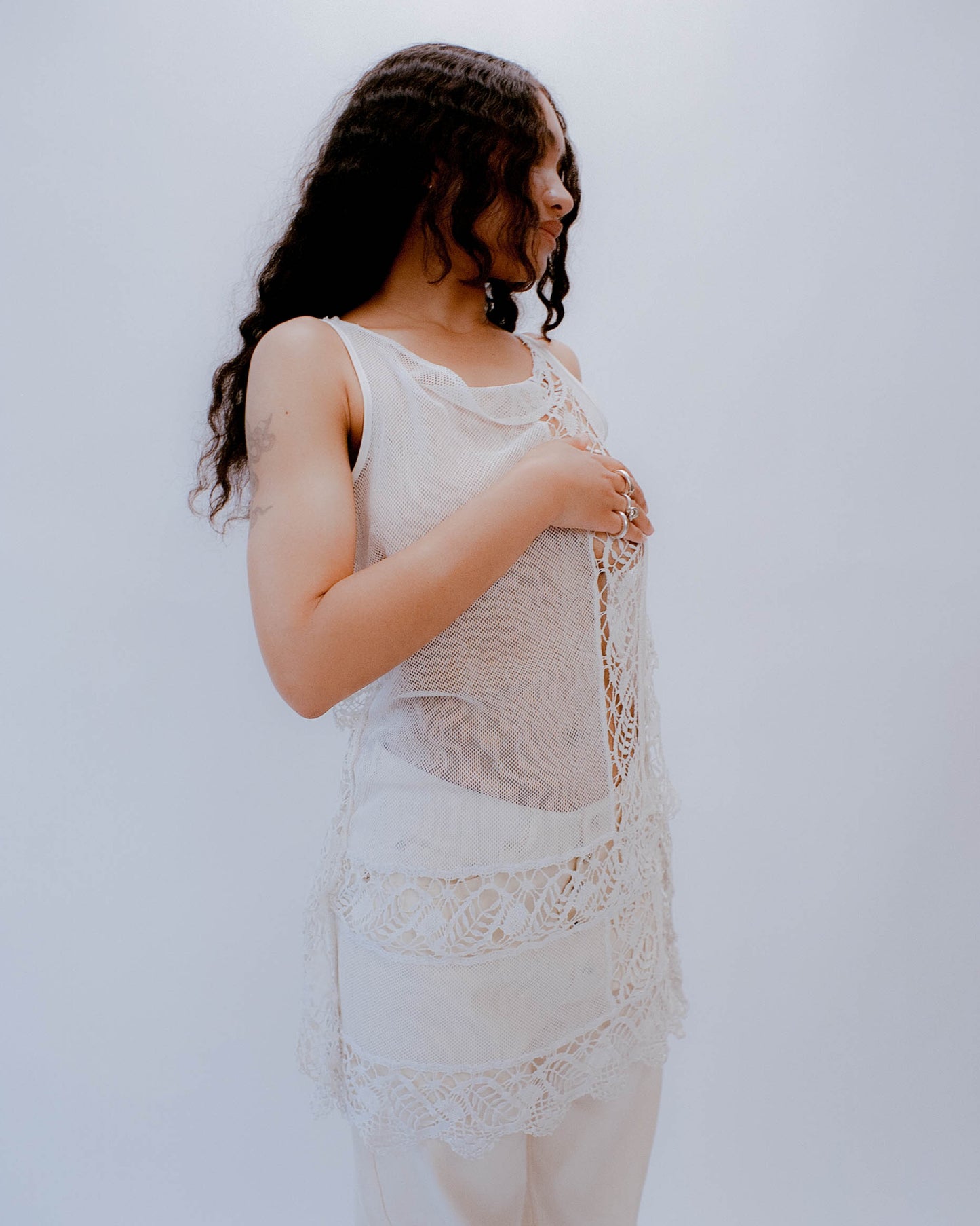 BOAT NECK MINI - LACE