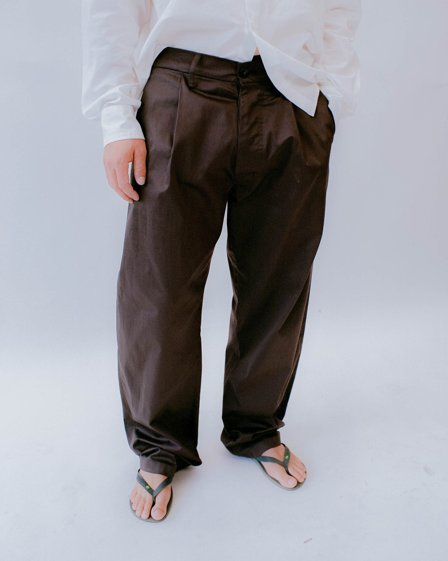 THE CURVE TROUSER - SATEEN