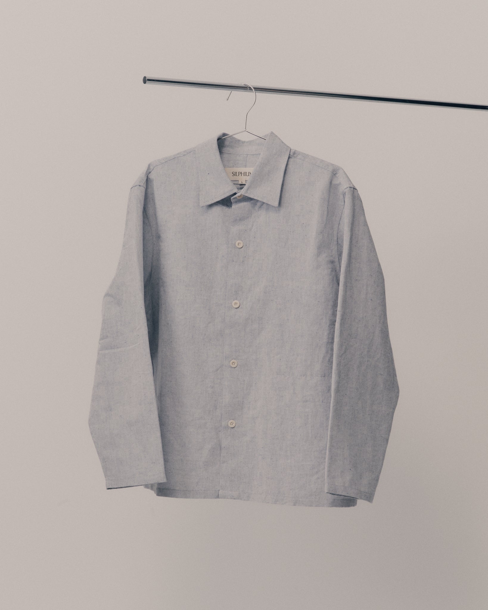 THE SEBRELL SHIRT - BLUE – SILPHIUM STUDIO