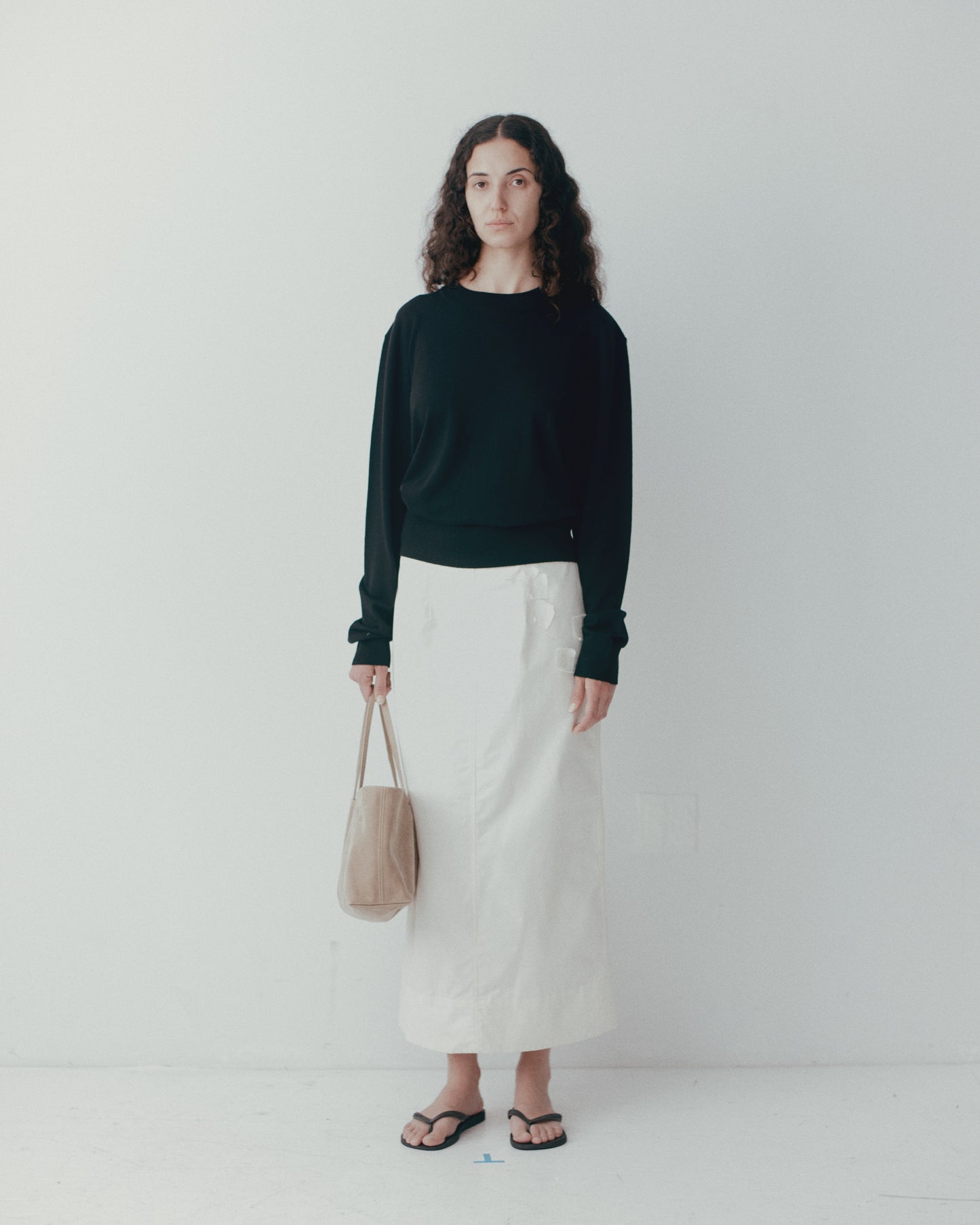 SLIP SKIRT - WHITE