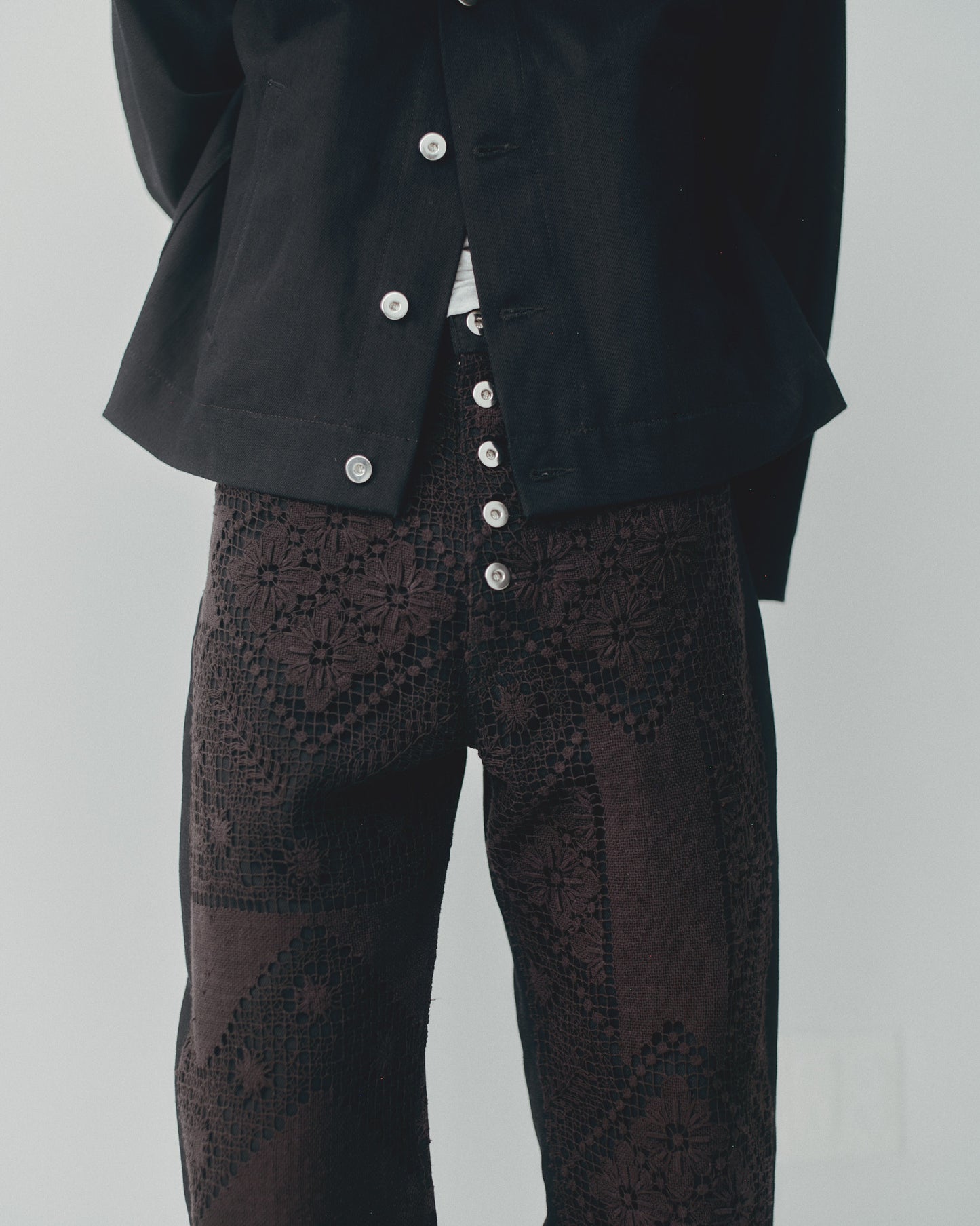 CORE DENIM - BLACK LACE