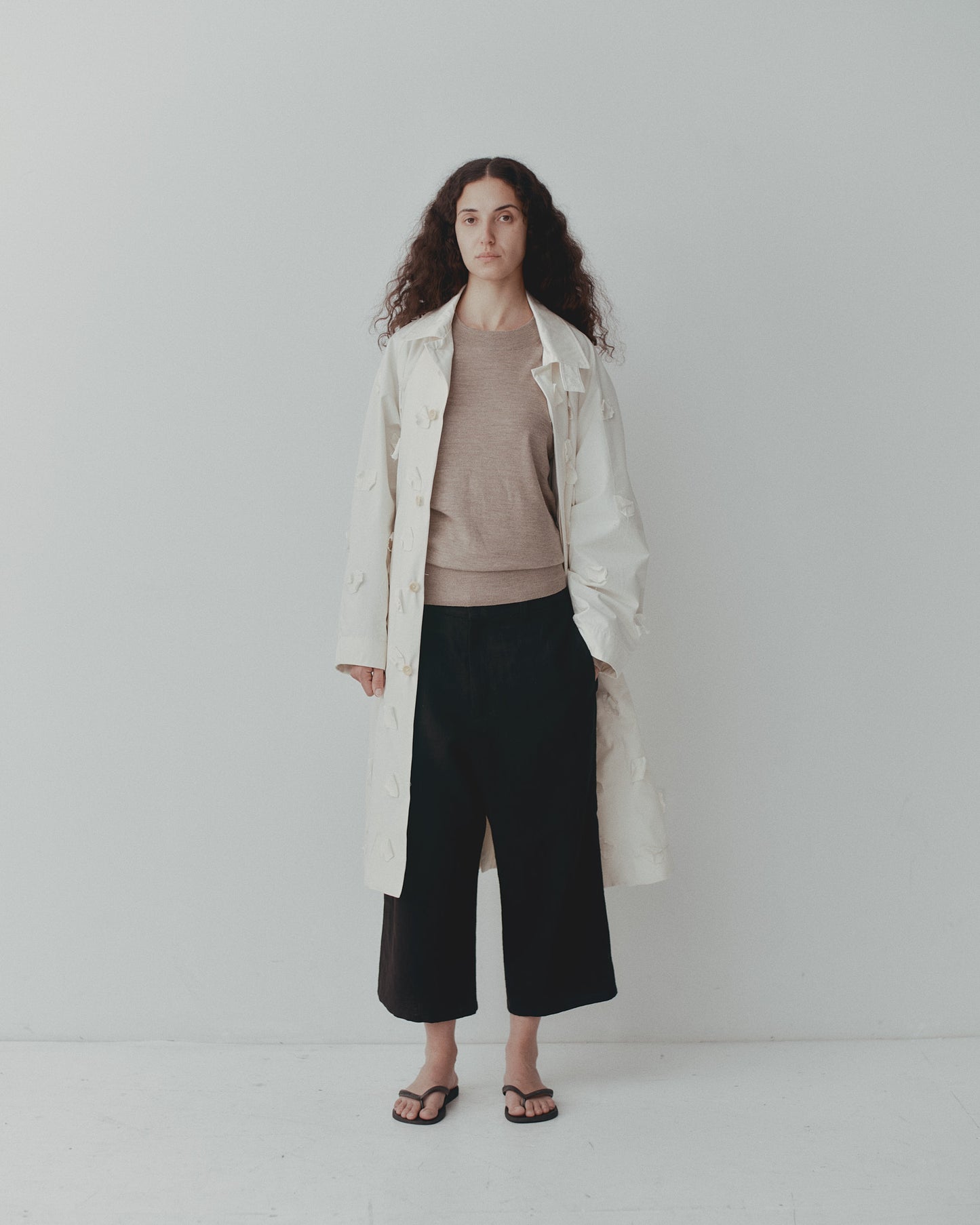 THE CAR COAT - WHITE