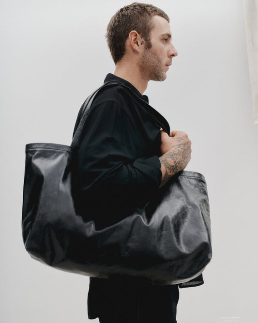 THE PAPIER TOTE - BLACK