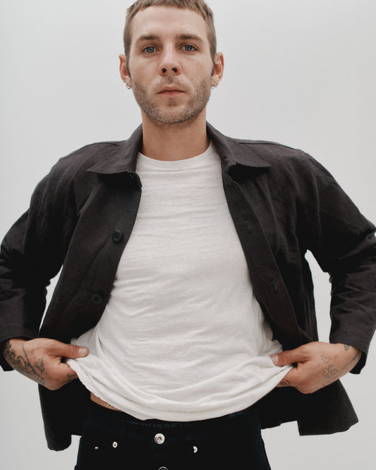 THE SEBRELL SHIRT - CHARCOAL