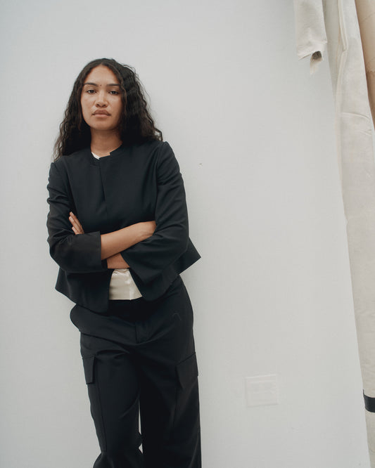THE EVENING JACKET - BLACK