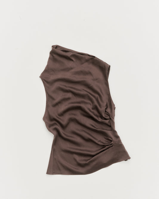 THE PLEAT BLOUSE - PURPLE