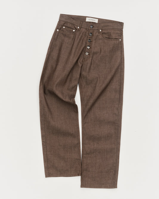 CORE DENIM - BROWN