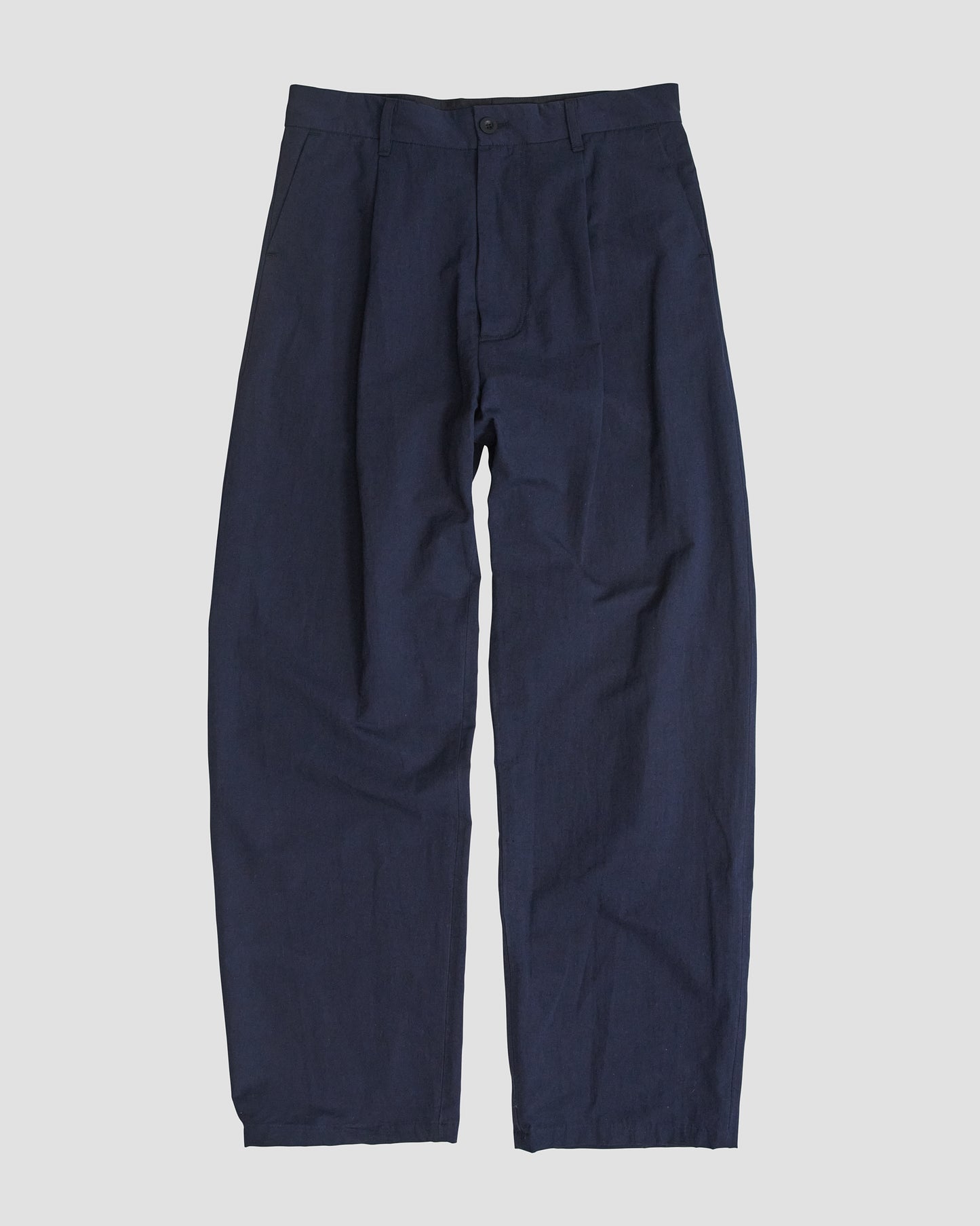 CURVE TROUSER - NAVY HEMP