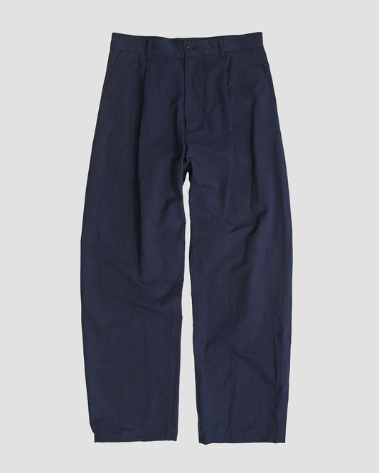 CURVE TROUSER - NAVY HEMP