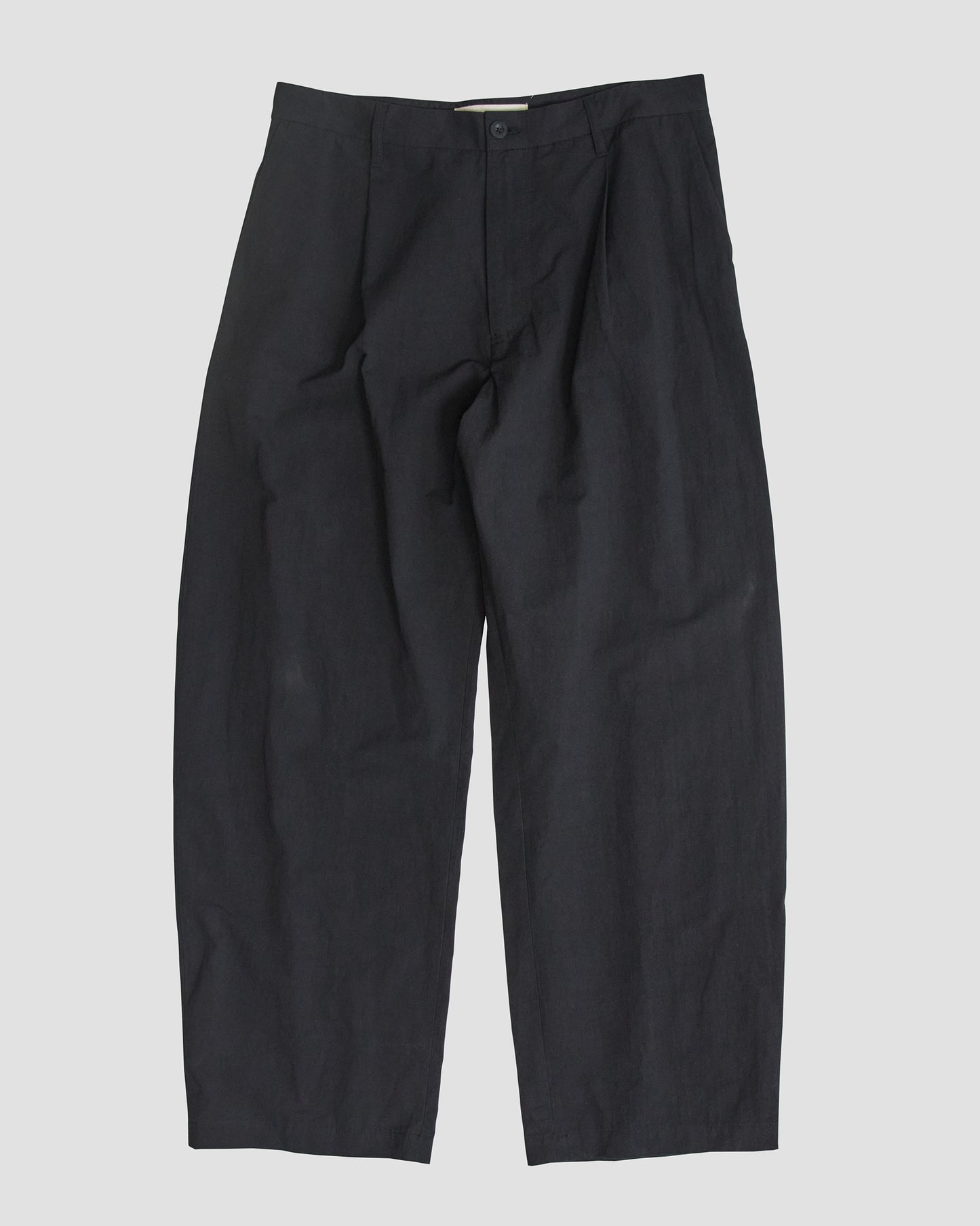 CURVE TROUSER - BLACK HEMP