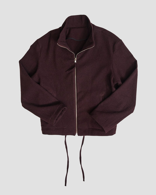 *PRE-ORDER* ZIP UP JACKET - PLUM