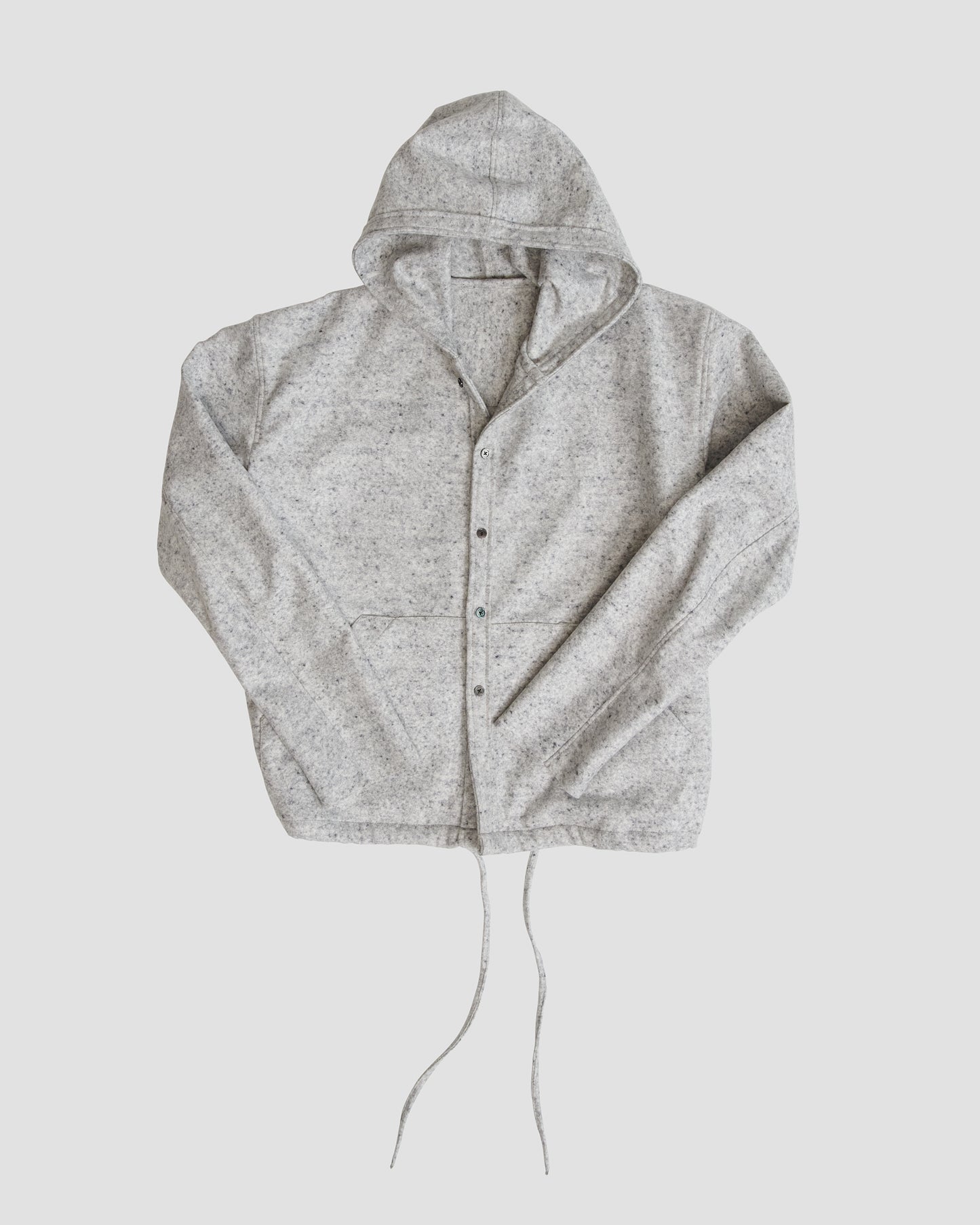 *PRE-ORDER* HOODED SHIRT - GREY