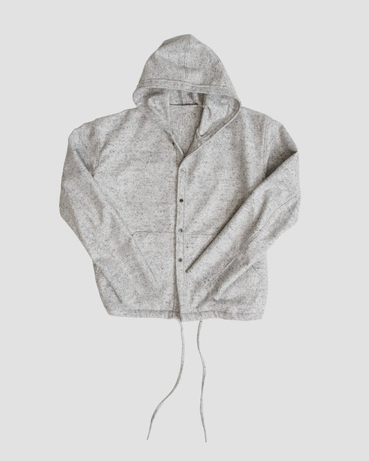 *PRE-ORDER* HOODED SHIRT - GREY
