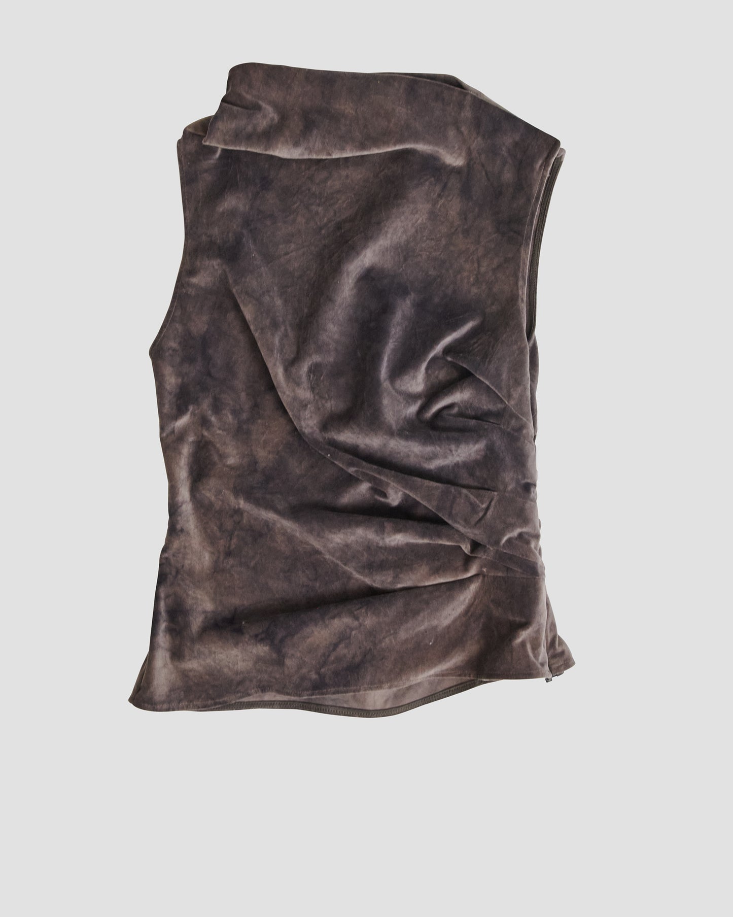 THE TWIST TOP - DYED VELVET
