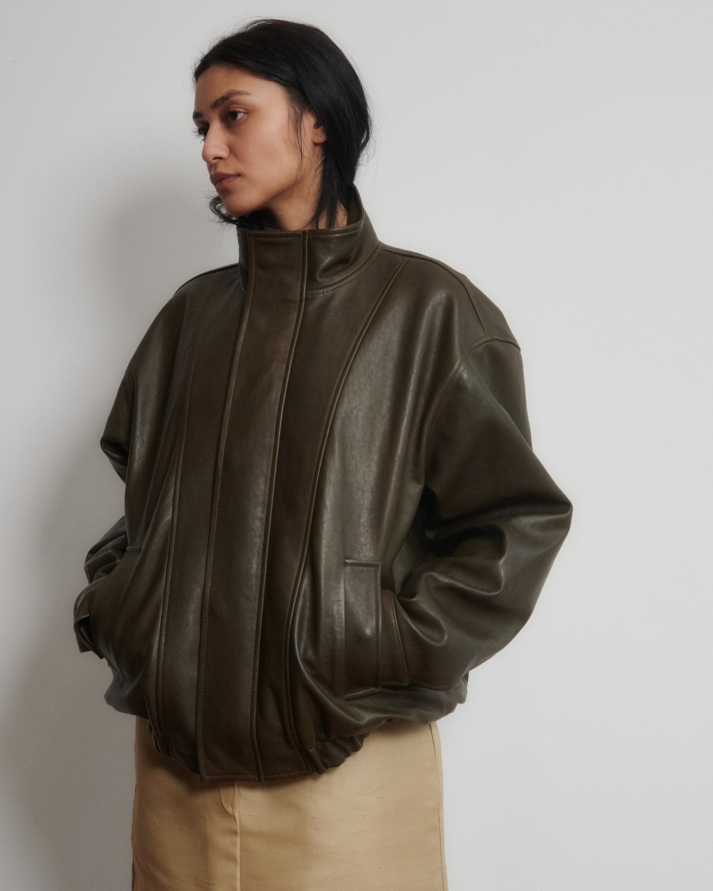 *PRE-ORDER* BOMBER JACKET - LEATHER