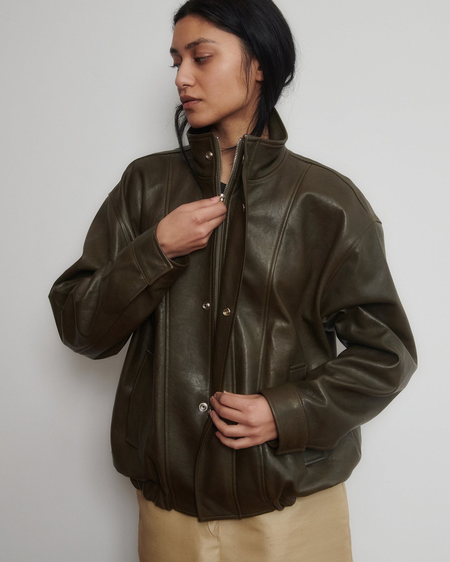 *PRE-ORDER* BOMBER JACKET - LEATHER