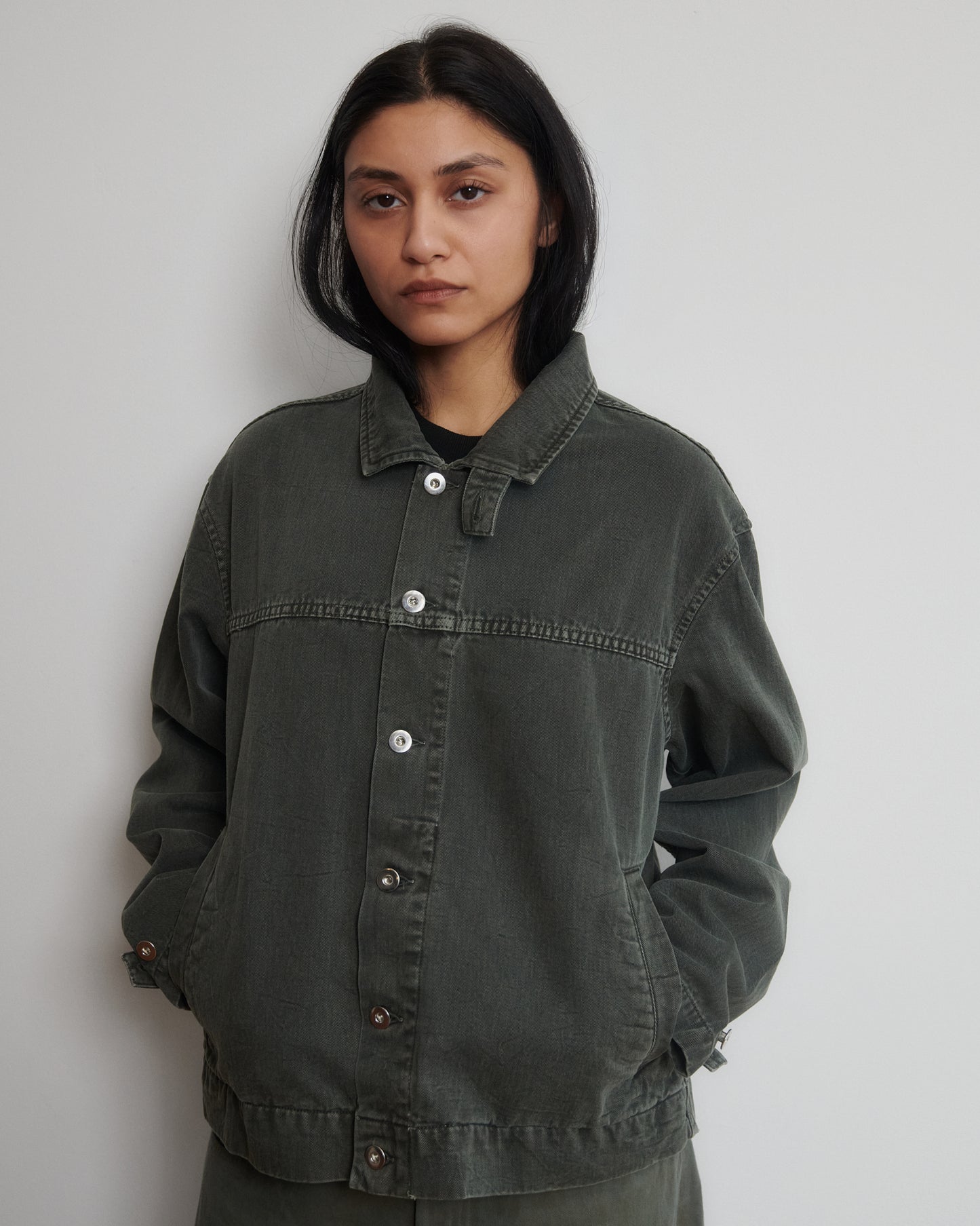 DENIM JACKET - FATIGUE
