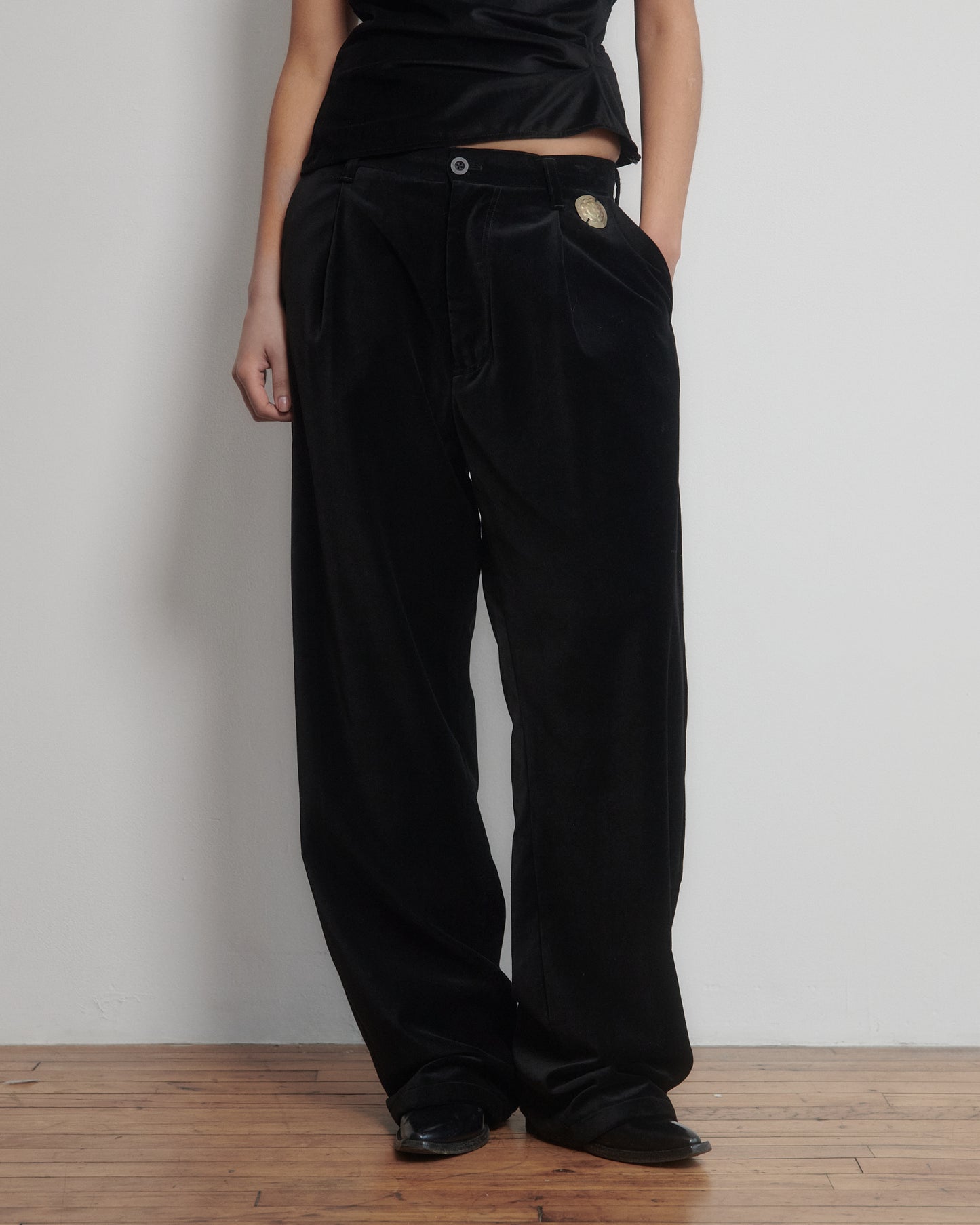 CURVE TROUSERS - VELVET