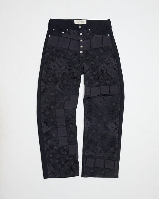 CORE DENIM - BLACK LACE