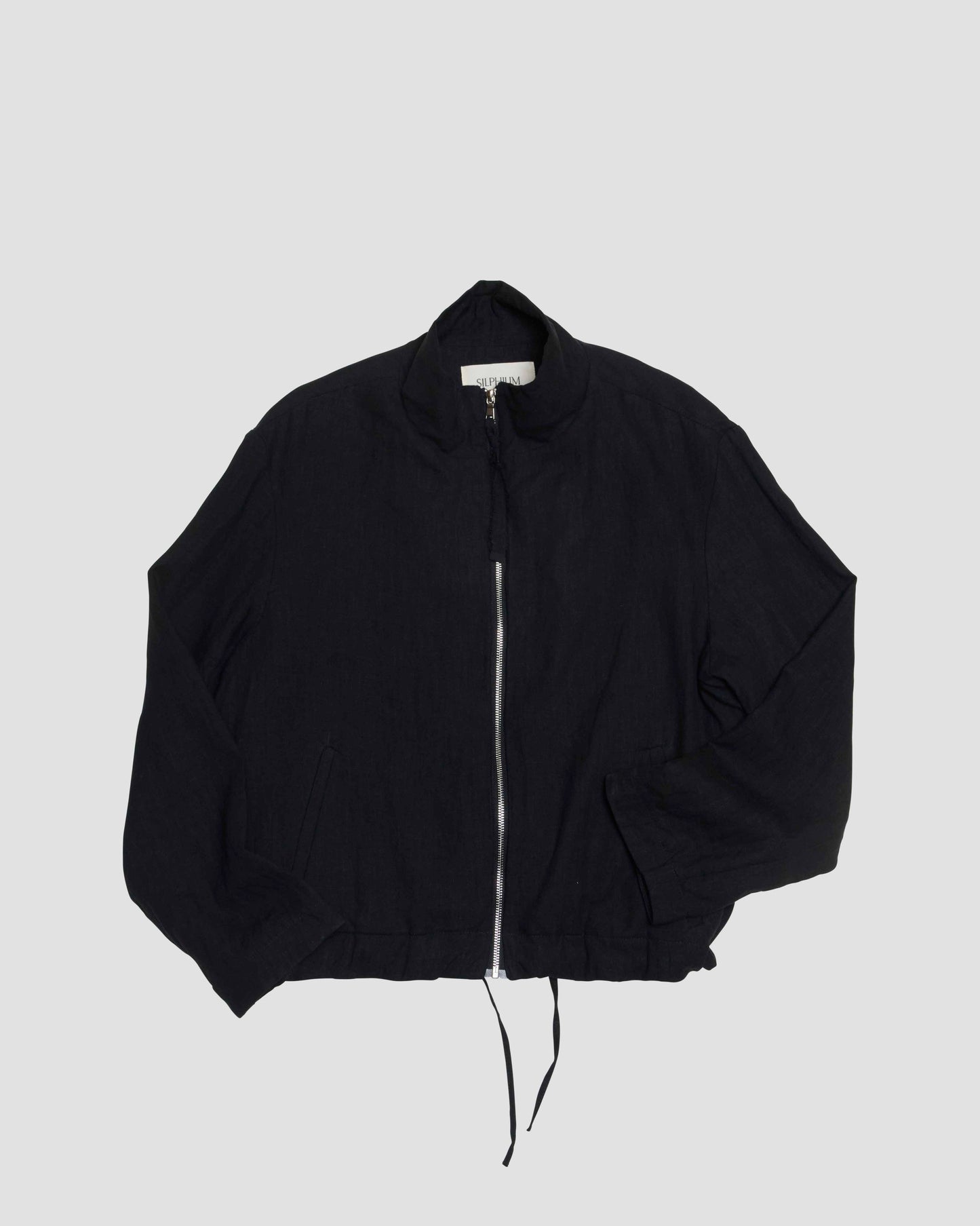 ZIP UP JACKET - BLACK
