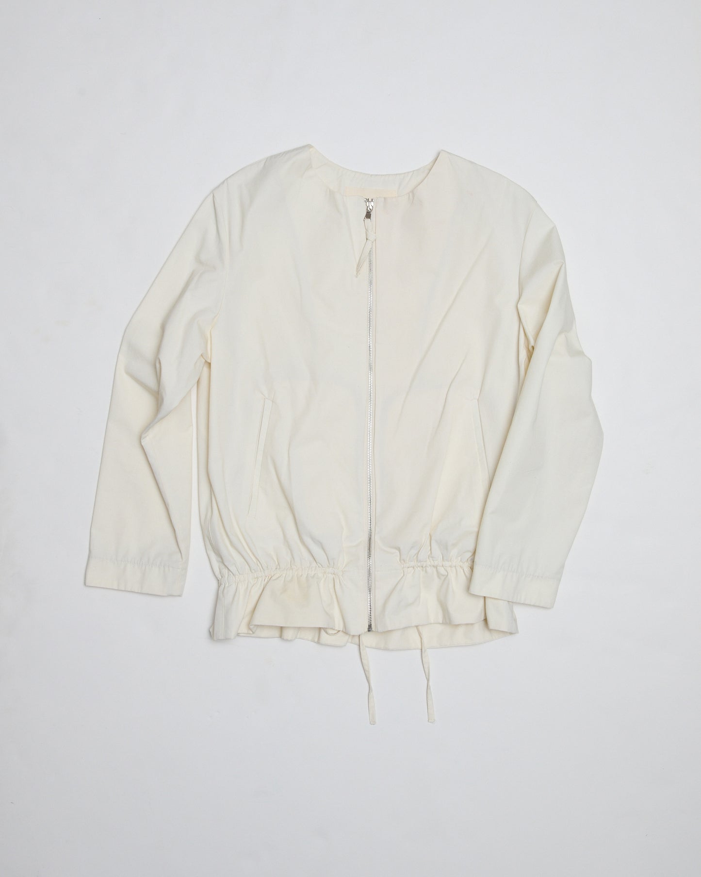 THE PEPLUM JACKET - WHITE