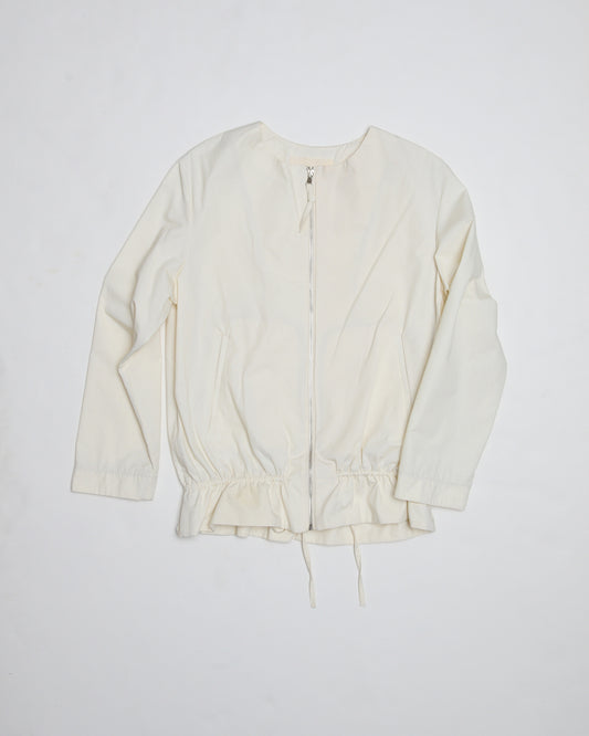 THE PEPLUM JACKET - WHITE