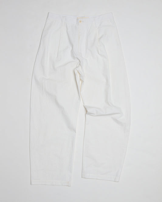 CURVE TROUSER - WHITE