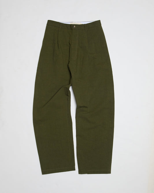 THE CURVE TROUSER - OLIVE