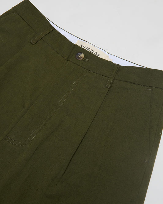 THE CURVE TROUSER - OLIVE