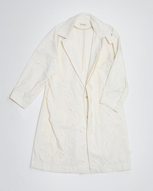 THE CAR COAT - WHITE