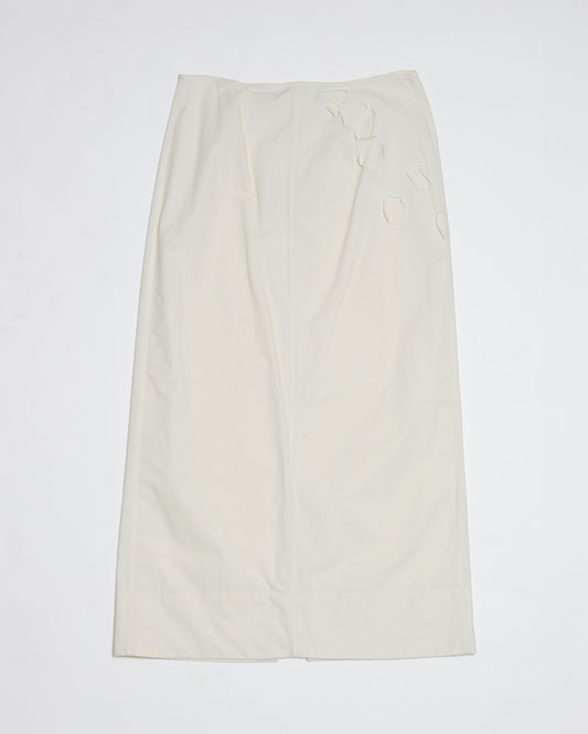 SLIP SKIRT - WHITE