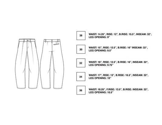 CURVE TROUSER - BLACK